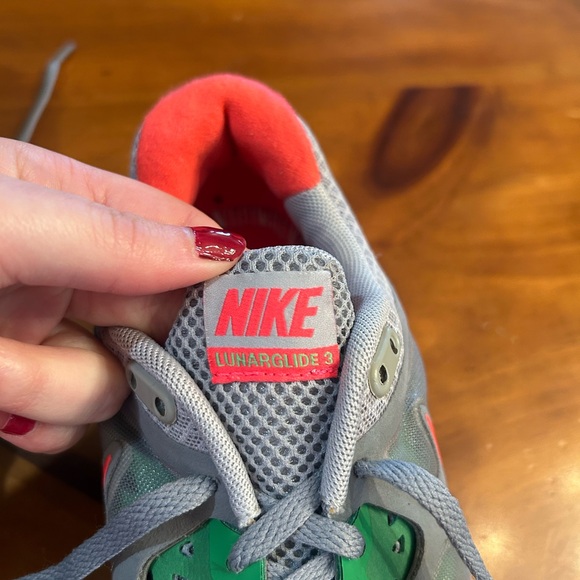 Nike Lunarglide 3 Gray and Pink Sneakers. Sz 7. - Picture 1 of 7